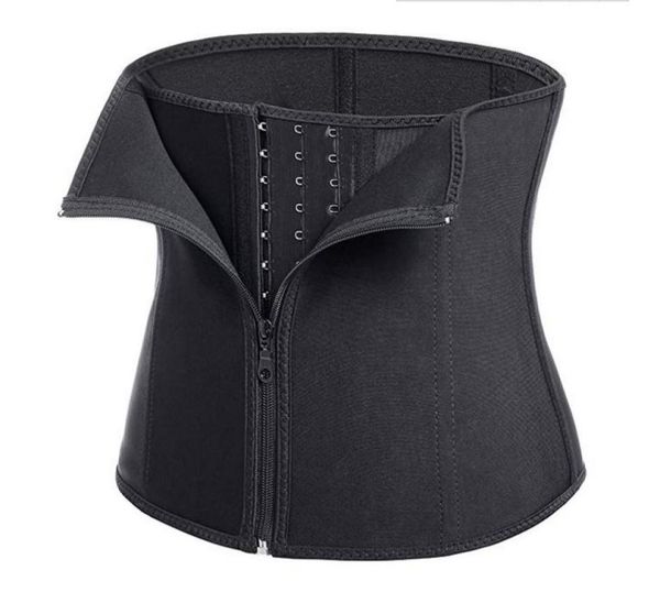 Women Waist Trainer Corset Addome Addome Tummy Speapeve Sauna Cinture di sudore 9 Clining con cerniera in acciaio Chiusura Delizio Shimming Body Shaper per G5818500