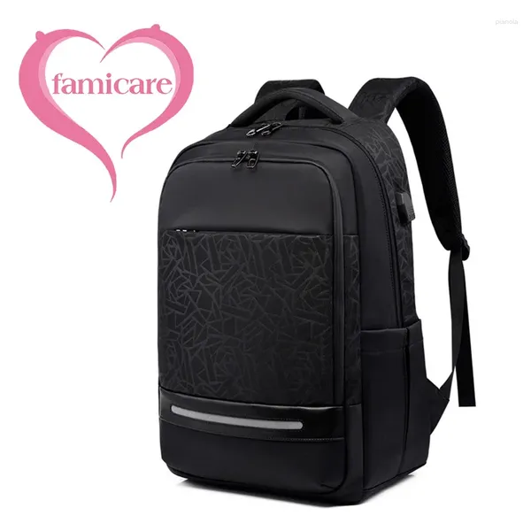 Mochila 2024 Oxford pano masculino de alta qualidade Laptop de grande capacidade para laptop Bolsa de ombro Durável Durável