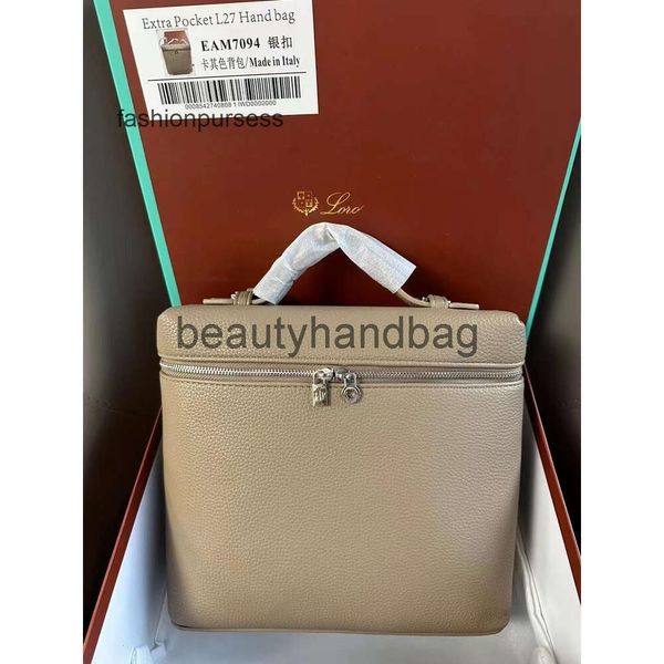 Loro piano lp lorospianasl lp19 bolsas de designer de luxo bolsas de ombro bolsas de ombro novas mochilas femininas moda feminina nicho de couro genuíno bolsa feminina Luz de luxo grande capacit 8m8g