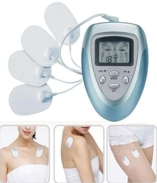 2017 Новые 4 Pads Full Body Massager Electric Slim Pulse Muscle Relax Fat Health Care3968705