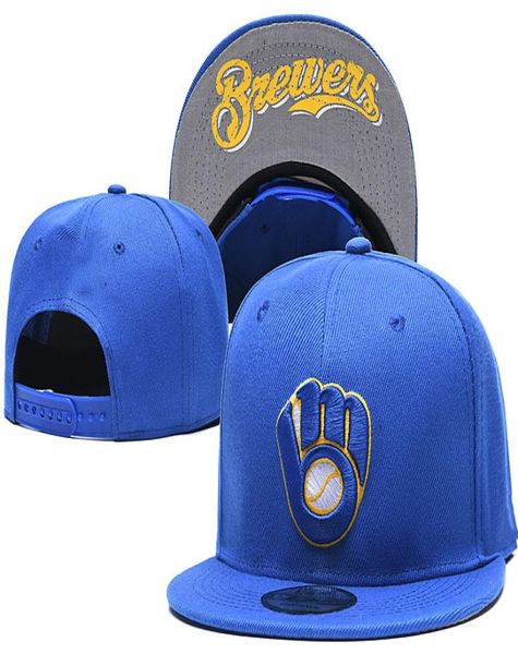 Brewers M Letter Baseball Caps for Men Women Sports Hip Hop osso Gorras Fashion Snapback Hats9923308