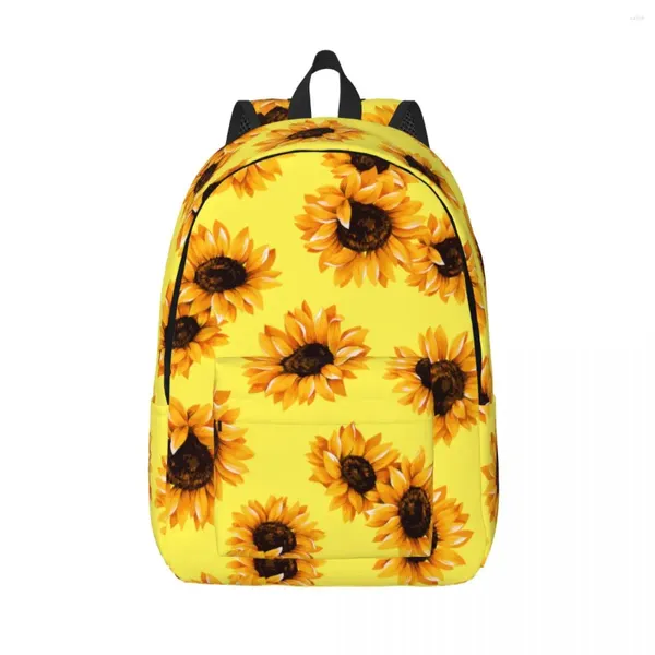 Rucksack Sunflowers Aquarell männliche Schule Schülerinnen Frauen großer Kapazität Laptop