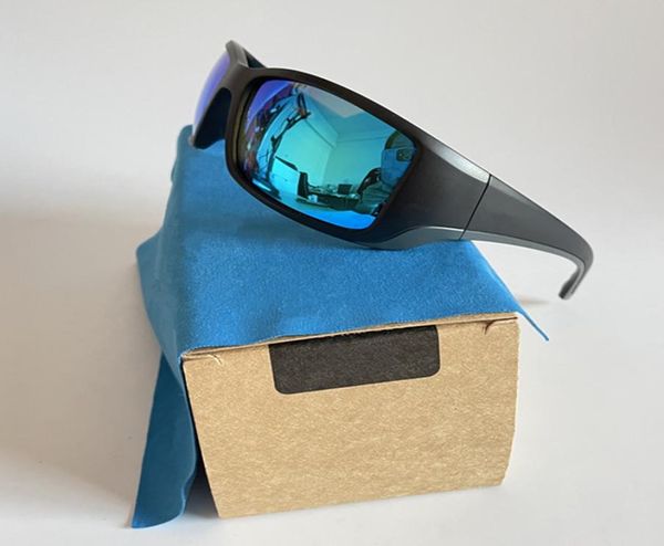 Óculos de sol polarizados para homens Big Frame Beach Sea Pesca Surfing Sporty Women Glasses Protecção UV com Box3887098