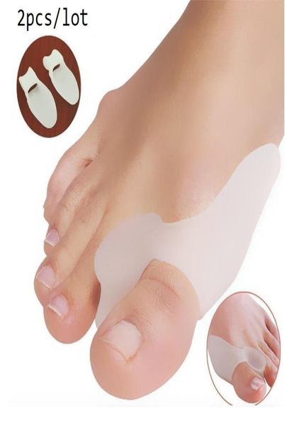 DHL Fast Ship 2pcslot Toe Hallux Valgus Korrektor Silikongel Spreeiter Füße Pflegezehen Trennzeichen Bunion Guard Zehenstrecke Straig6955628