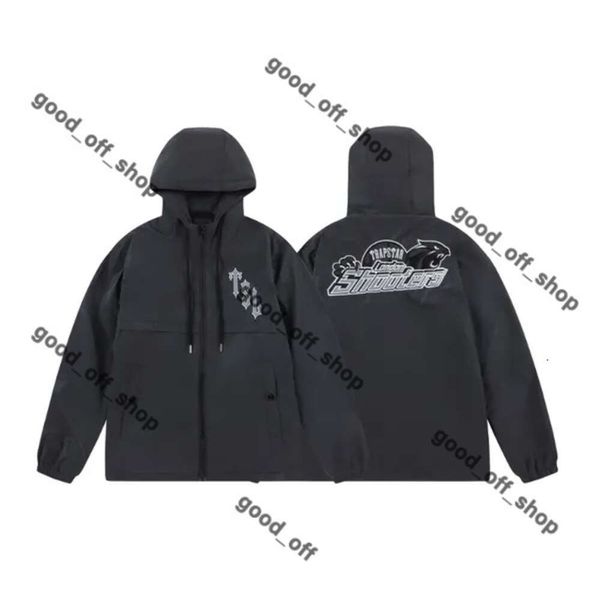 Мужчины Trapstar Jacket Designer Hoodie Men Men Men Winter London Съемная капюшона с капюшоном.