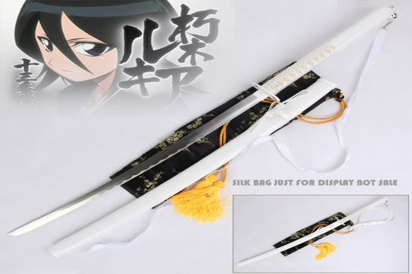 DECORAZIONI DI FAZZO FESTIVE DEGAZIONI SPARDA RUKIA KUCHIKI SODE SHIRAYUKI BLADA BIANCA REALE ANIME BLEAGO ACCIAIO DELL'ACCIAIO