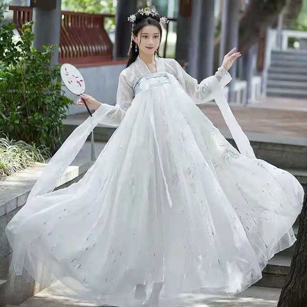 Roupas étnicas 6m Black Red Hanfu Mulheres Chinesas Traje Tradicional Dança Fada Fada