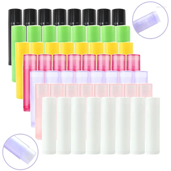 Bottiglie di stoccaggio 50pcs/set 5 ml Vero a luci labbro Conteni per cosmetici Contenitore per barattoli per barate