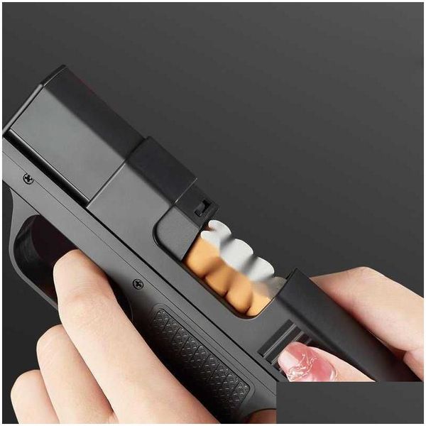 Lighters 2023 Novo cigarro de soldagem de soldagem à prova de vento de gás de turbina 10pcs came incomum masculino pequeno brinquedo pequeno wi08 entrega de gota ho dhvgs