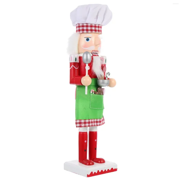 Figurine decorative Nutcracker Nutcrackers Soldata di Natale Desktop Christmas Decorate Feste di compleanno Ornamento Gingerbread