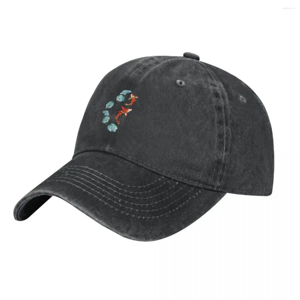 Ball Caps Waterlily Koi Cappello da cowboy Sport Sports Cap Rugby UV Protection Women Hats Capelli da uomo