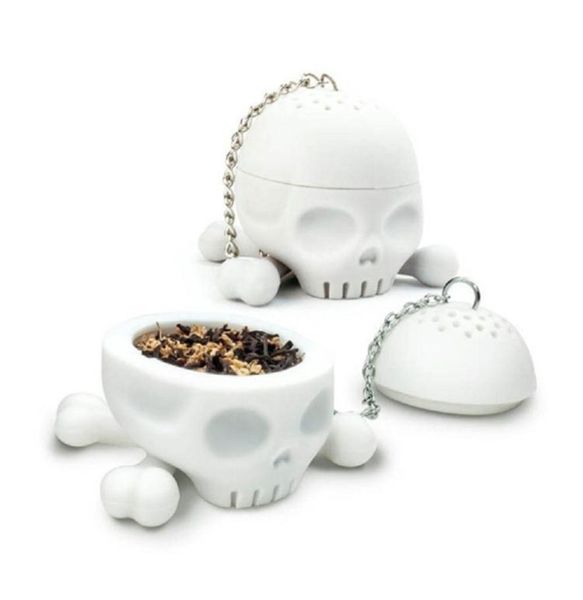 Silicone Tbones Tea Infusers Bones Skull Folhas soltas Folhas de chá Infusor 20220531 E39584335