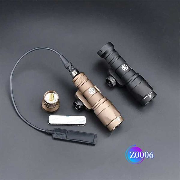 Flasma di ricarica Outdoor forti torce tattiche Torce Al Scout Light Ar15 Arma Flashlight SF M300A LAMPAGGIO DI PARLA LED LED SPETTURE 231115 L9X2