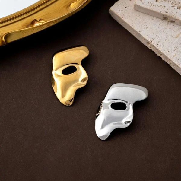 Spille 1pc per perno da uomo Oro Colore oro Maschera 3D Gioielli Accessori per abbigliamento per la personalità