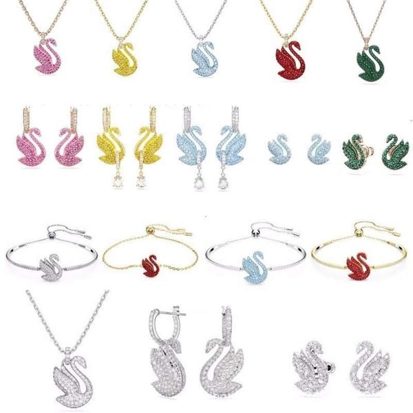 Swarovski Halskette Designer Frauen Original Qualität Luxus Mode Pendell Halskette Licht Luxus und Sommer Neue Frauen für Freundin werden niemals verblassen