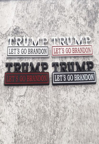 Metal LET039S Go Brandon Edition Car Sticker Badge Dekoration 4 Farben2270374