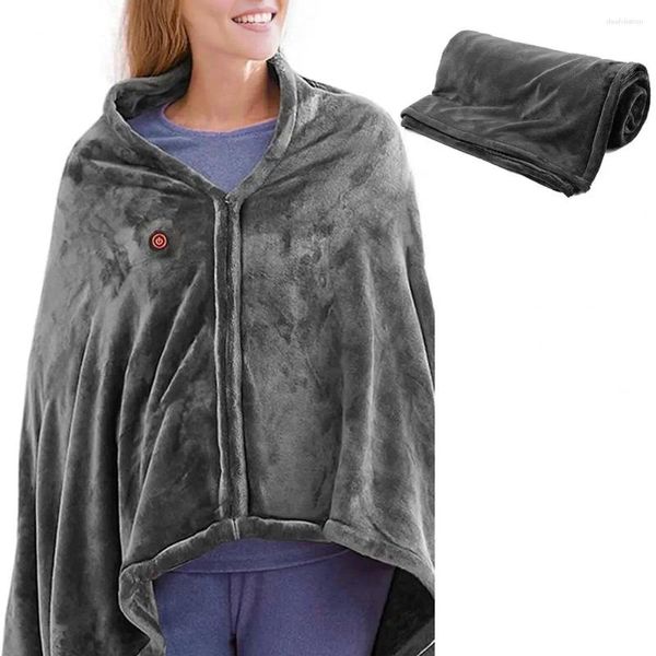 Tappeti tappeti a temperatura controllata con maglione elettrico coperta USB per donne uomini morbidi in flanella con regolabile