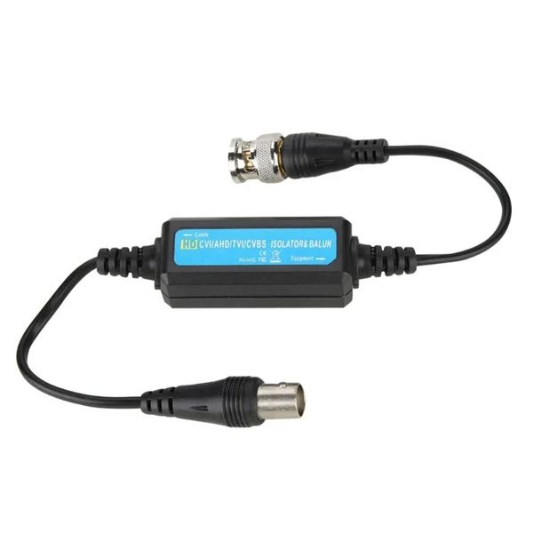 New HD-TVI/CVI/AHD/CVBS Ground Loop Isolator Video Balun Koaxial BNC Männlich zu weiblich für Camerabnc Video Balun