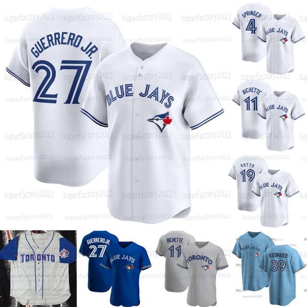 Jam 27 Vladimir Guerrero Jr. Jersey Joey Vto Bichette Matt Chapman Kevin Kiermaier Cavan Biggio Chris Basitt Alejandro Kirk George Springer Romano