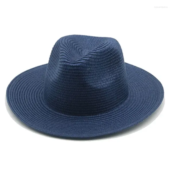 Beralar Maxsiti U Womencasual Sunshade Plaj Şapkaları İçin Yaz Siper Şapkası Geniş Brim Sun Men Sombrero Panama Hombre Autentico