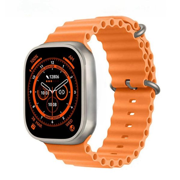 Iwatch Ultra 2 Serie 9 Super Smart Watch Aussehen Neue 49 -mm -Sportwache Wireless Lading SmartWatch IWatchband Herren Uhren -Sport -Armband -Cover -Hülle Antwort