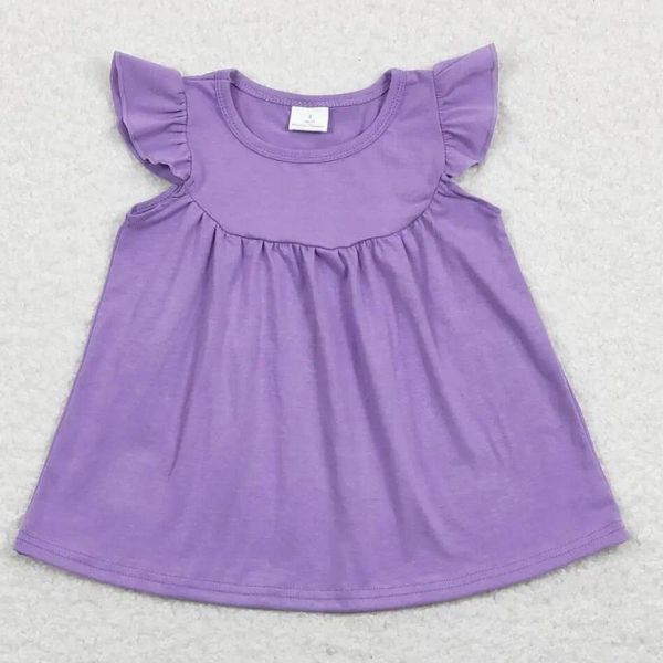 Set di abbigliamento RTS NABINA GIURNI ALL'INGROSSO Tunica Tunica Viola Purple Cagliette di seta Trota Abito da bambino Spring Kid