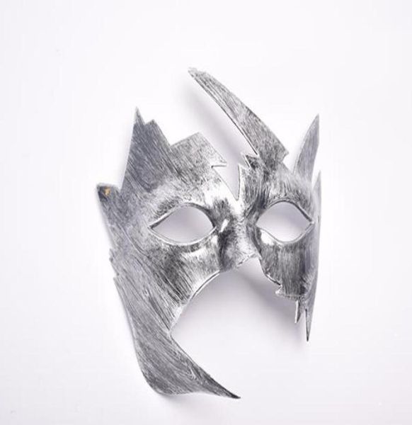 MEN039S Vintage Design Masquerade Maske Fancy Mardi Gras Party Halbmasken Musik -Prom -Requisiten Schwarze Silber Bronze Männer Cool Mask5078400