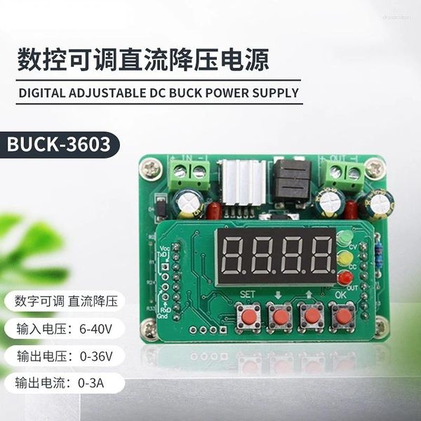 Dekorative Figuren B3603 CNC DC Stabilisierte Spannung Konstante Schaltnetzversorgung Einstellbarer Stiefenmodul Voltmeter 36V3A Ladegerät