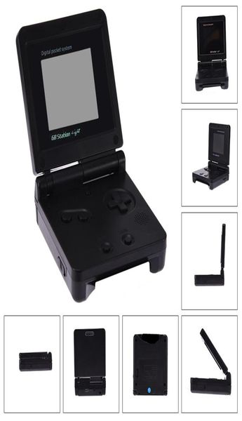 Mini GB Station Light Retro Game Player Handheld Game Player Box Falten Sie tragbare Videokonsole 3039039 LCD 8 -Bit in 9481147 eingebaut