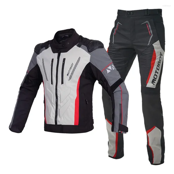 Moto abbigliamento giacca da uomo pantalone motocross fuoristrada motoring mesh mesh riflettente protezione