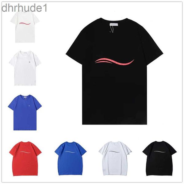 Designer Thirt Summer Waves Short Short Waves Tee Men Women Lovers T-Shirts Luxury Fashion Senior Cotton Cotton di alta qualità M-2xl R612