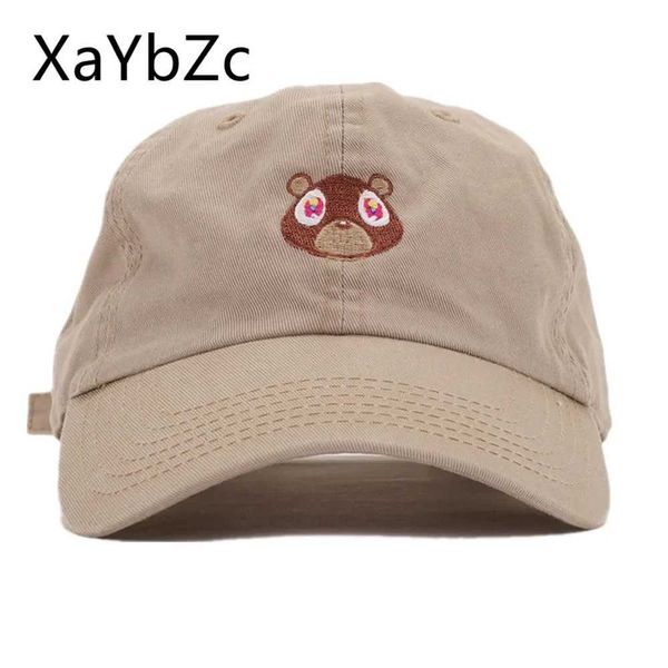 Ballkappen Kanye West Ye Bear Dad süßer Baseballhut Sommer Herren Snapback Unisex Exklusive Release Hip Hop Hot Style Q240429