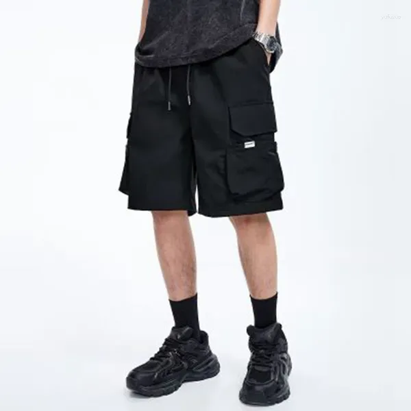 Shorts Shorts Brand Cargo Men 2024 Summer Fashion Hip Hop Streetwear Casual Multi Multi Multi Male Male