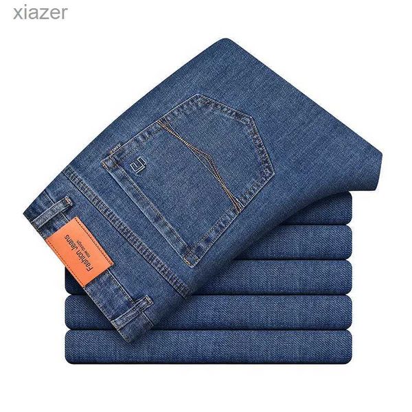 Herren Jeans Frühlings- und Herbst -Jeans Herren Elastic Business LOSS LOUSS LOSS CASISSHOHNEN CLASSION CLASSION CLASSICE COMTALISIERT