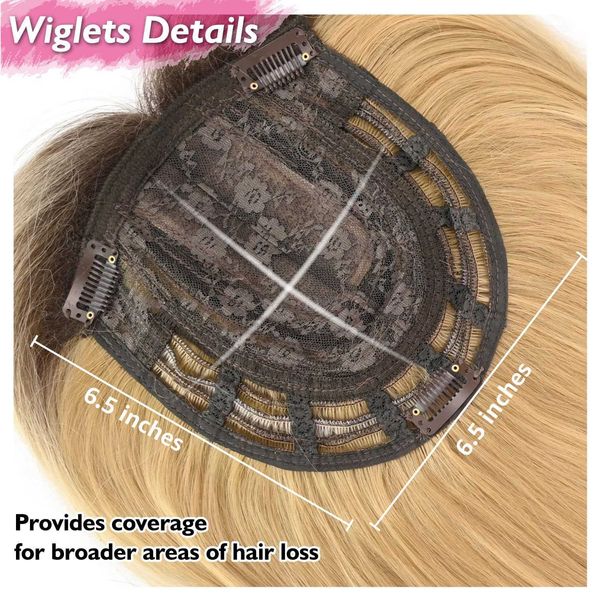 gradiente de peruca respirável cor oito linhas naturais franja longa peruca encaracolada feminina fibra fibra sintética patch