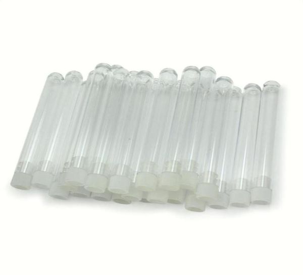 Tubo de ensaio vazio de 25pcs de 25pcs e clear plástico claro Faça garrafas desejadas com tampas brancas que desejam que os frascos de mensagem do contêiner CRA4883927