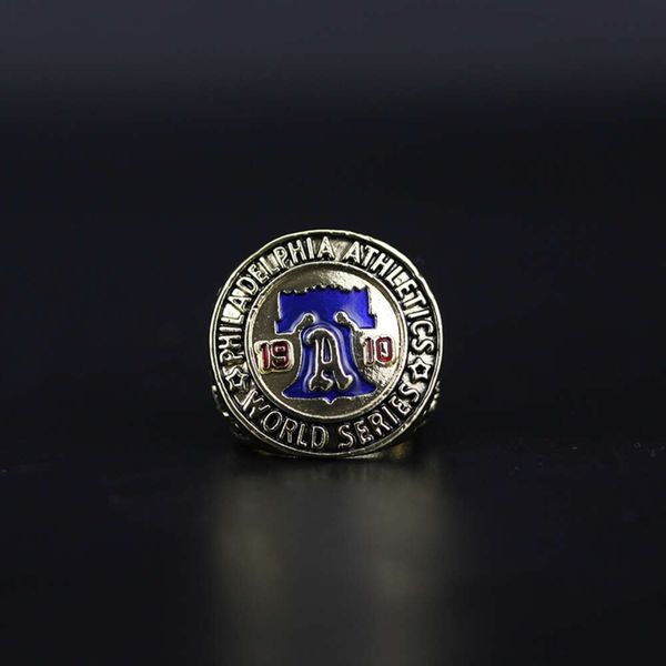 Anéis de banda 1910 Philadelphia Sportsman Hall of Fame Connie Mack World Series Baseball Championship Ring L78U