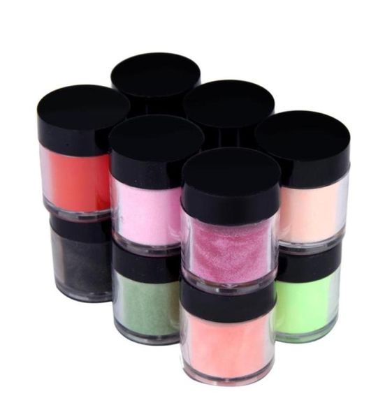 Manow 2018 Nuovo 12 Colori punte per nail art acriliche UV Gel polvere di polvere Design Design DECORAZIONE 3D Set di decorazioni fai -da -te Drop 15P9297347851