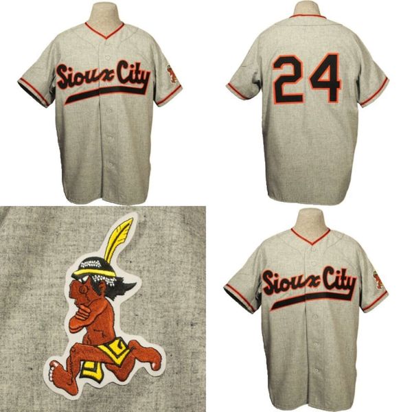 Jam Sioux City Soos 1951 Road Jersey Custom Men Men Women Youth Baseball Jerseys Double Ed Любое название номера