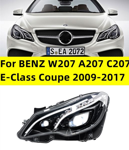 Styling automobilistico per Benz W207 A207 C207 Classe E-Classe E faro LED LED 2009-20 17 DRL Turn Signal High Beam Angel Eye Projector Lens