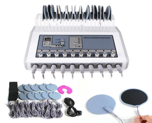 MASSAGER BODY MASSAGER EMS ELETTRODE MUSCLE MUSCLE MUSCINE SLINIZIONE Figura Equipaggiamento di stimolatore elettrico con luce a infrarossi 88887911