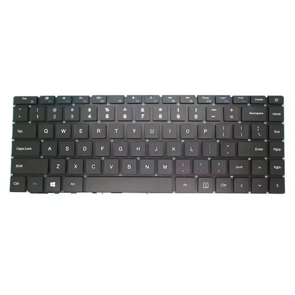 Tastiera di sostituzione US per laptop per il teclast f6 tb01 MB3081003 YXT-NB93-126 YXT NB93-126 93-126 English US (ESC Long Key) Black