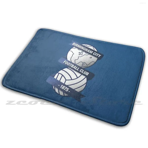 Teppiche Birmingham City Home Weiche Slip Matte Teppich Teppich Kissen Fußballverein Englisch England Gelb Schwarz Efl