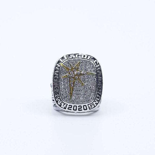 Bandringe 2020 Tampa Bay Light Baseball World Series American League Eastern Championship Ring FB6Q