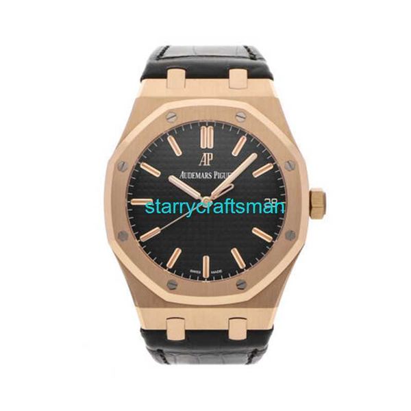 Orologi di lusso APS Factory Audemar Pigue Royal Oak Sign Band Gold Gold Mens 15500or OO D002Cr.01 STMO