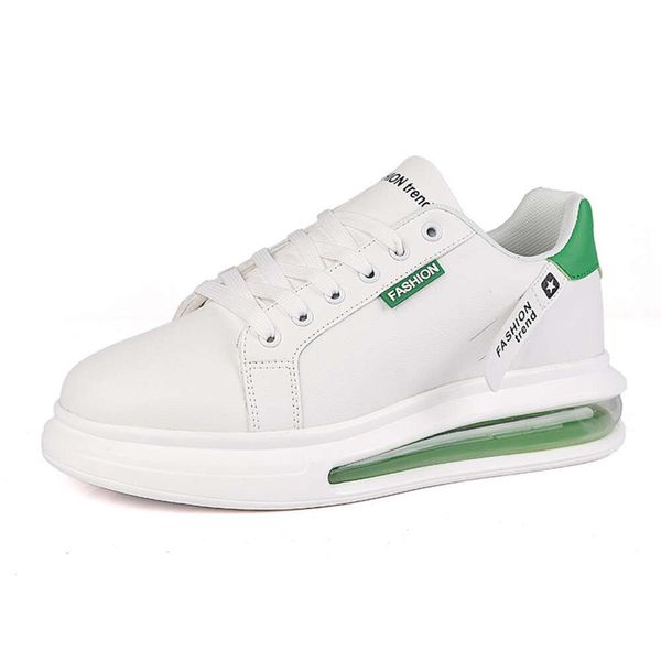 Sapatos casuais de tábua casual de grossa de espessura masculina, tênis brancos de tamanho branco de tamanho grande 39-46 a laser reflexivo