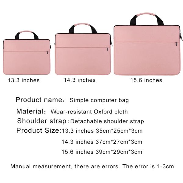 Laptop -Tasche Frauen 2023 13.3 14,1 15,6 Zoll Büro Notebook Hülle Hülle Fahrbahn Handtasche eleganter Mode Luxus
