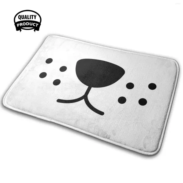 Tappeti Cane Danne Danne o bocca Design della maschera soft House Famiglia anti-slip tappeto cucciolo di tappeto carino adorabile