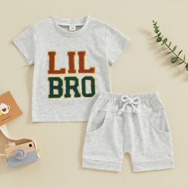 Kleidung Sets Baby und Kleinkind Mädchen Junge Little Schwester Big Brother Matching Outfits Kurzarm T -Shirt Shorts Sommerkleidung