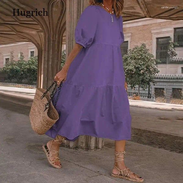 Partykleider Sommerkleid Vintage sexy Laternenhülle mittlerer Kälte Strand Bohemian Frauensommer Sundress Casual Vestido